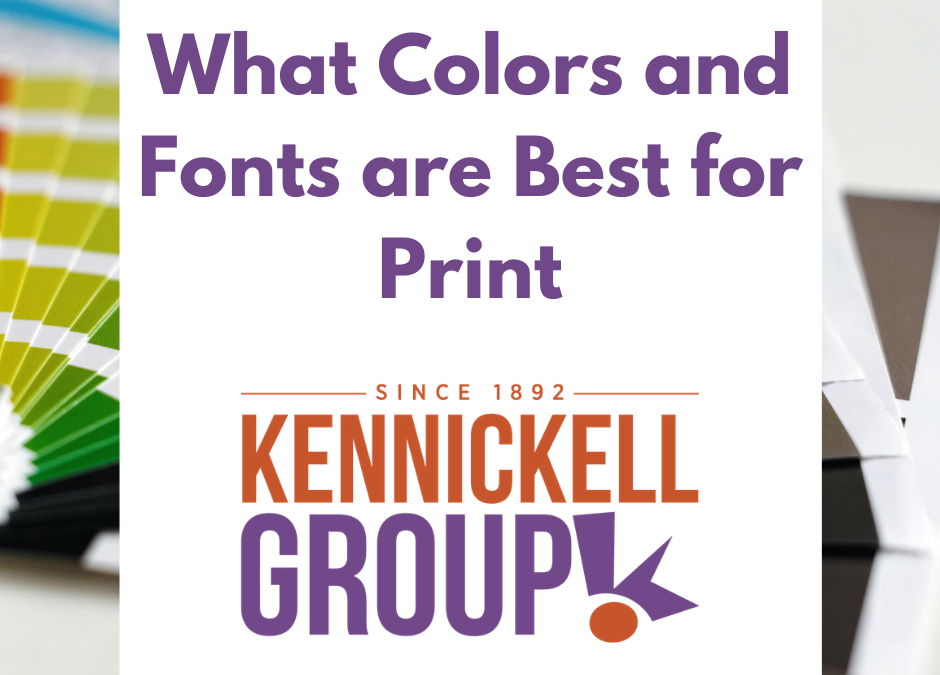 What Colors and Fonts are Best for Print