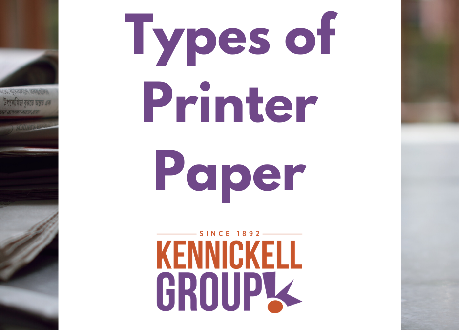 Types of Printer Paper